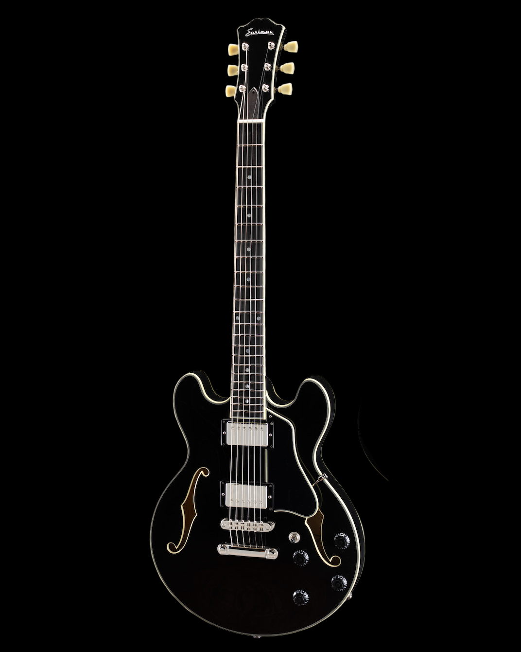 Eastman T484-BK Black Electric Guitar