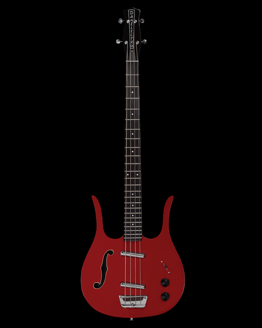 Danelectro 58 Longhorn Electric Bass Guitar - Red Hot