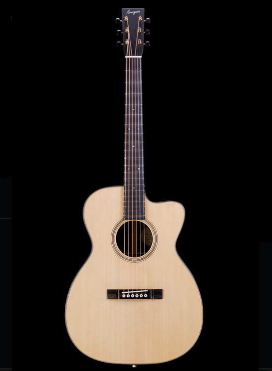 Bourgeois Touchstone Series Soloist/TS LAUNCH EDITION OM Cutaway Natural Acoustic Guitar