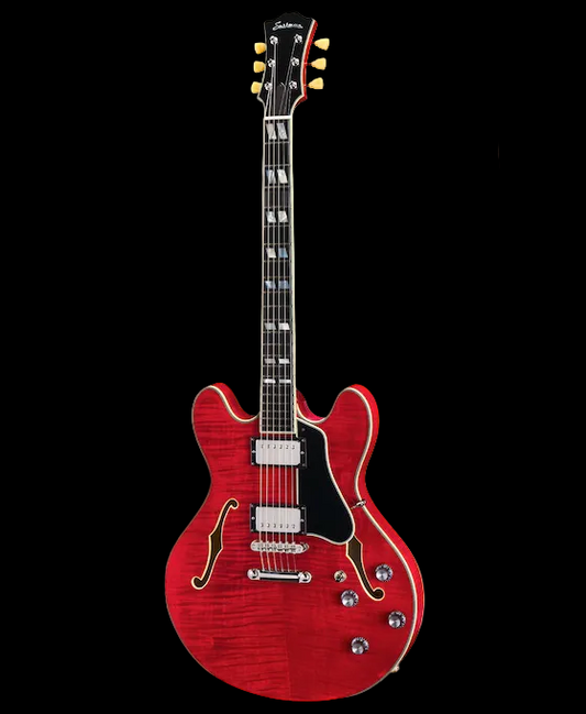 Eastman T486-RD Semi Hollow Body Red Electric Guitar