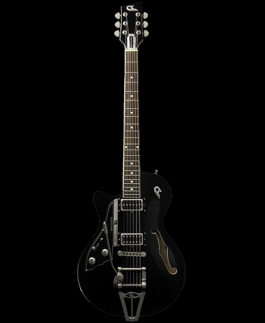 Duesenberg Starplayer TV Deep Black Left Handed with Case