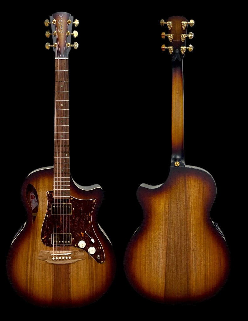 Cole Clark True Hybrid CCTL2EC-BLBL-HH-SUN Sunburst Acoustic Guitar
