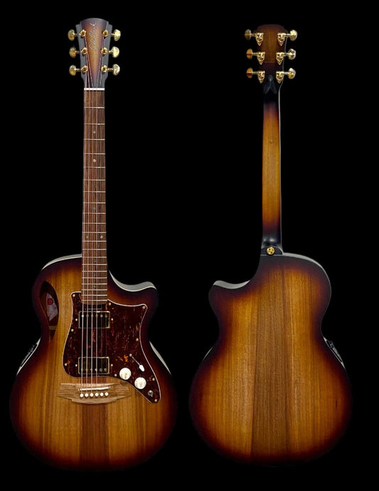 Cole Clark True Hybrid CCTL2EC-BLBL-HH-SUN Sunburst Acoustic Guitar