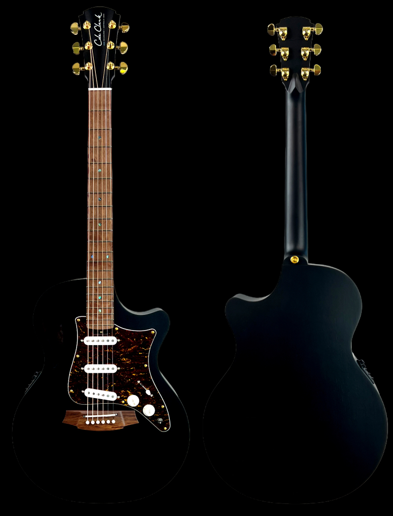 Cole Clark True Hybrid Black CCTL2EC-BLBL-SSS-BLK Guitar