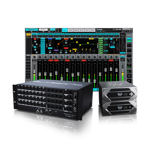 Waves eMotion LV1 Live Mixing Console Bundle 32