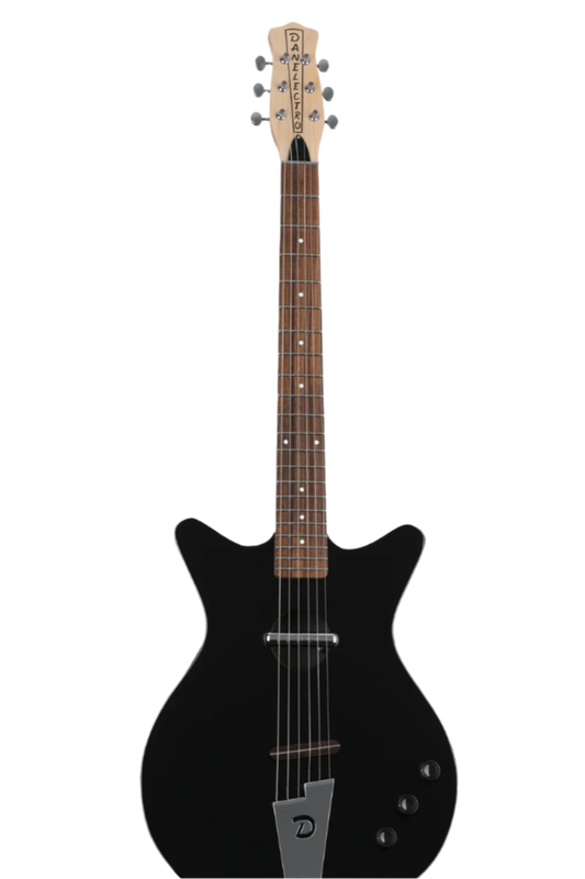 Danelectro Convertible Acoustic Electric Guitar in Black NOS