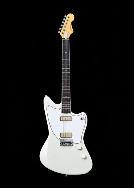 Harmony Silhouette Electric Guitar w/ MONO Vertigo Case – Pearl White