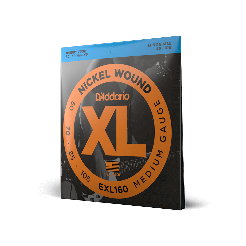 D'Addario EXL160 Long Scale Roundwound Bass Strings