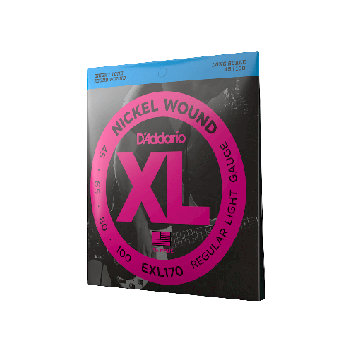 D'Addario EXL 170 Nickel Wound Long Scale Bass Strings