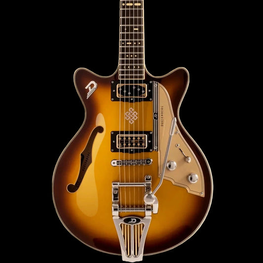 Duesenberg Alliance Series Joe Walsh Gold Burst Electric Guitar with case