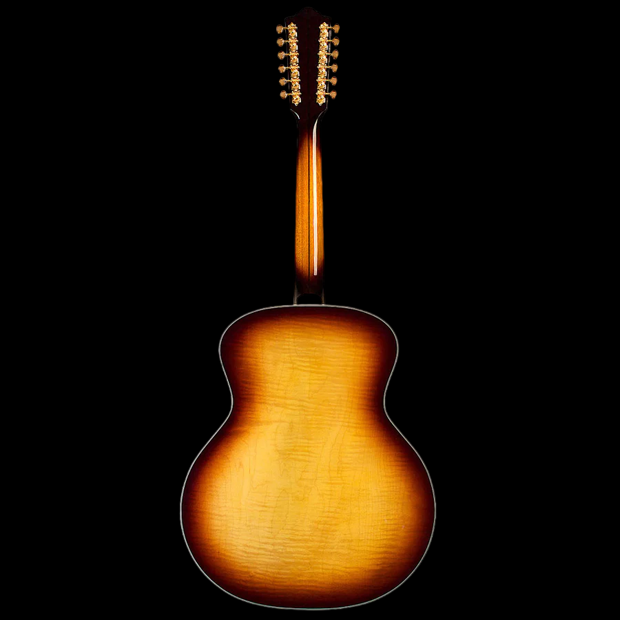 Guild USA F-512E Maple Acoustic Guitar-Antique Burst