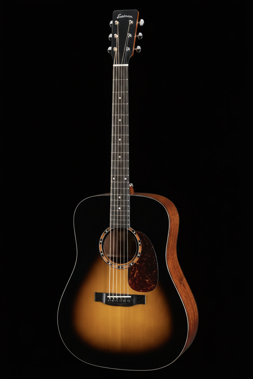 Eastman E2D Deluxe Sunburst Acoustic Guitar