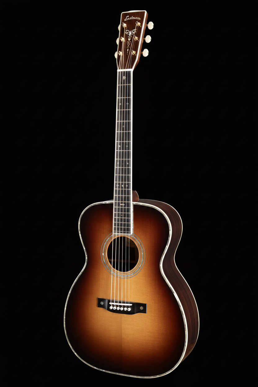 Eastman E40 OM-TC-SB Thermo-Cure Sunburst Acoustic Guitar