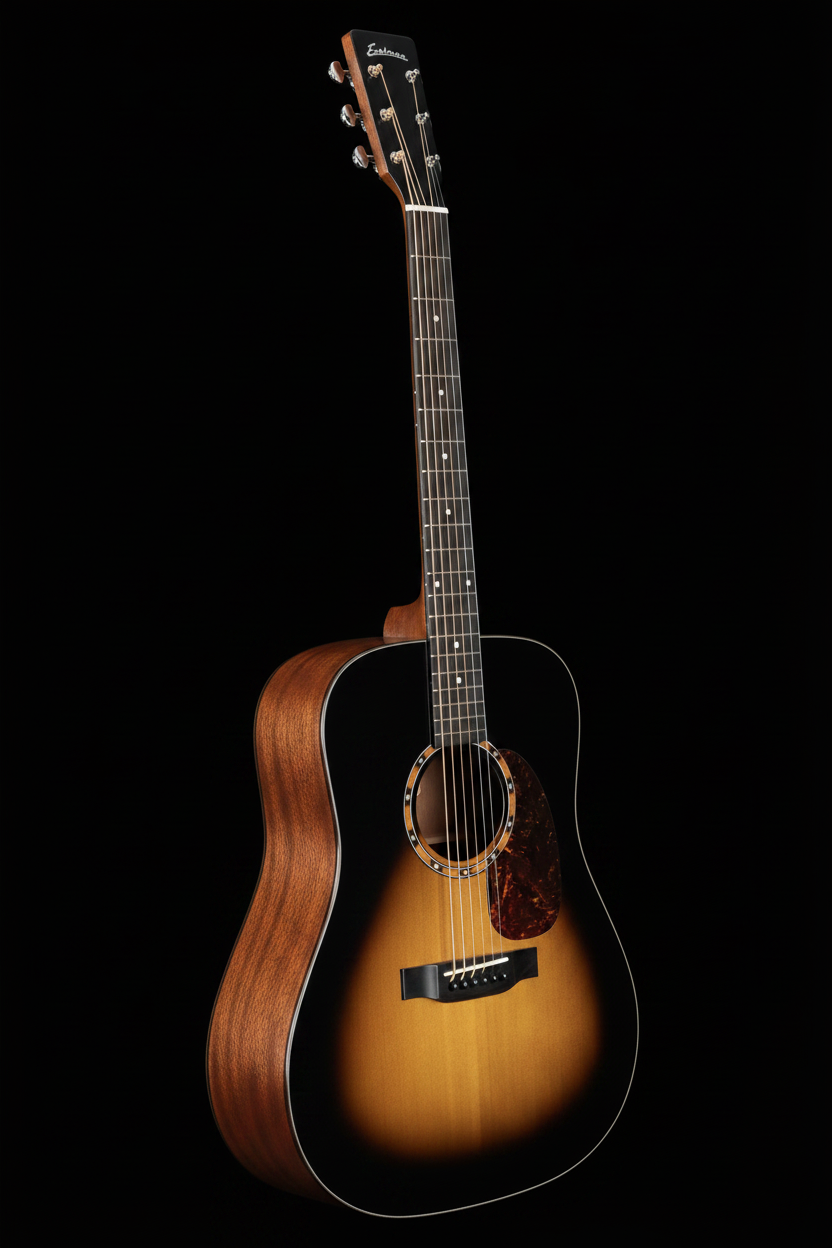 Eastman E2D Deluxe Sunburst Acoustic Guitar