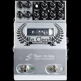Two Notes Le Clean 2-channel U.S. Tones Tube Preamp Pedal