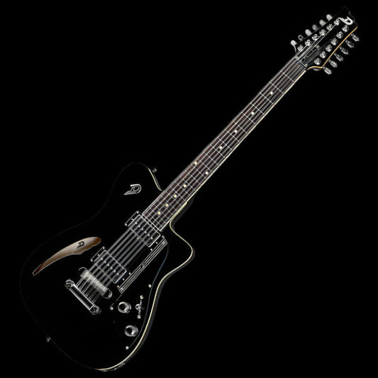 Duesenberg Caribou 12 String Black with Case