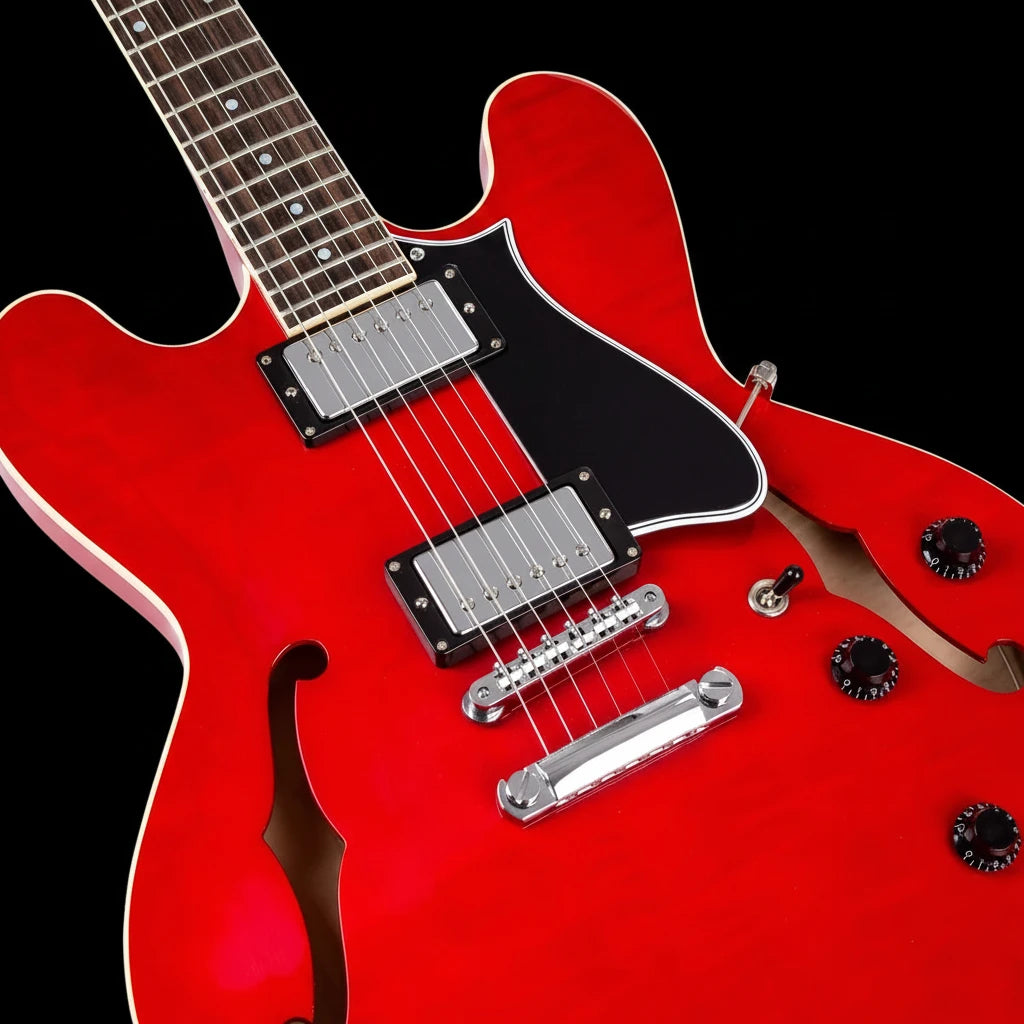 Heritage Standard II Collection H-535 Semi-Hollow Transparent Cherry