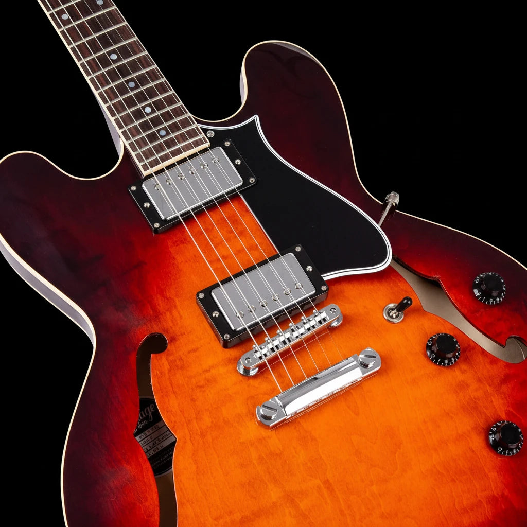 Heritage Standard II Collection H-535 Semi-Hollow Chestnut Burst