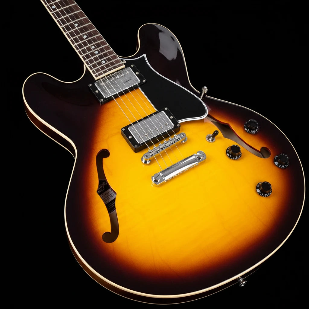 Heritage Standard II Collection H-535 Semi-Hollow Original Sunburst