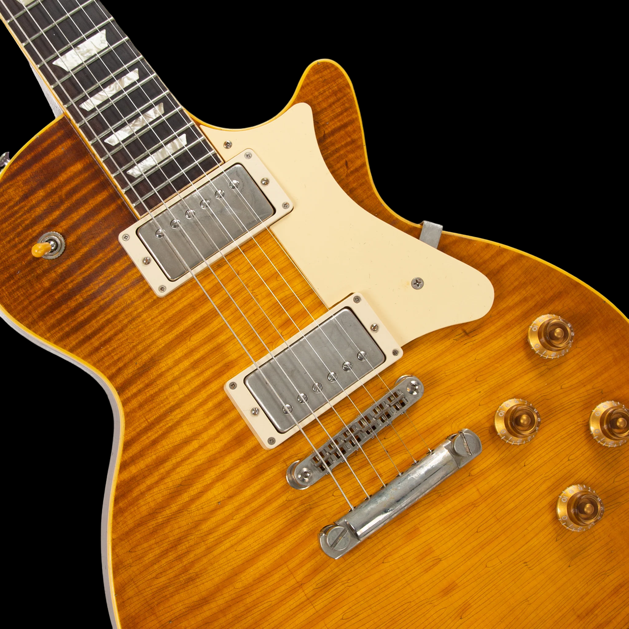 Heritage H150 Custom Core Artisan Aged Dirty Lemon Burst Electric Guitar-Floor Model