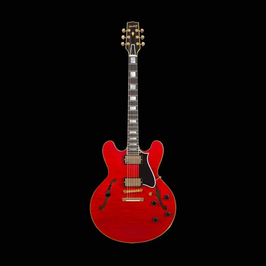 Heritage Guitars H-555 Custom Core Semi-Hollow Electric Guitar Transparent Cherry