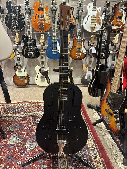 National Reso-Phonic Delphi Matte Black - 2009