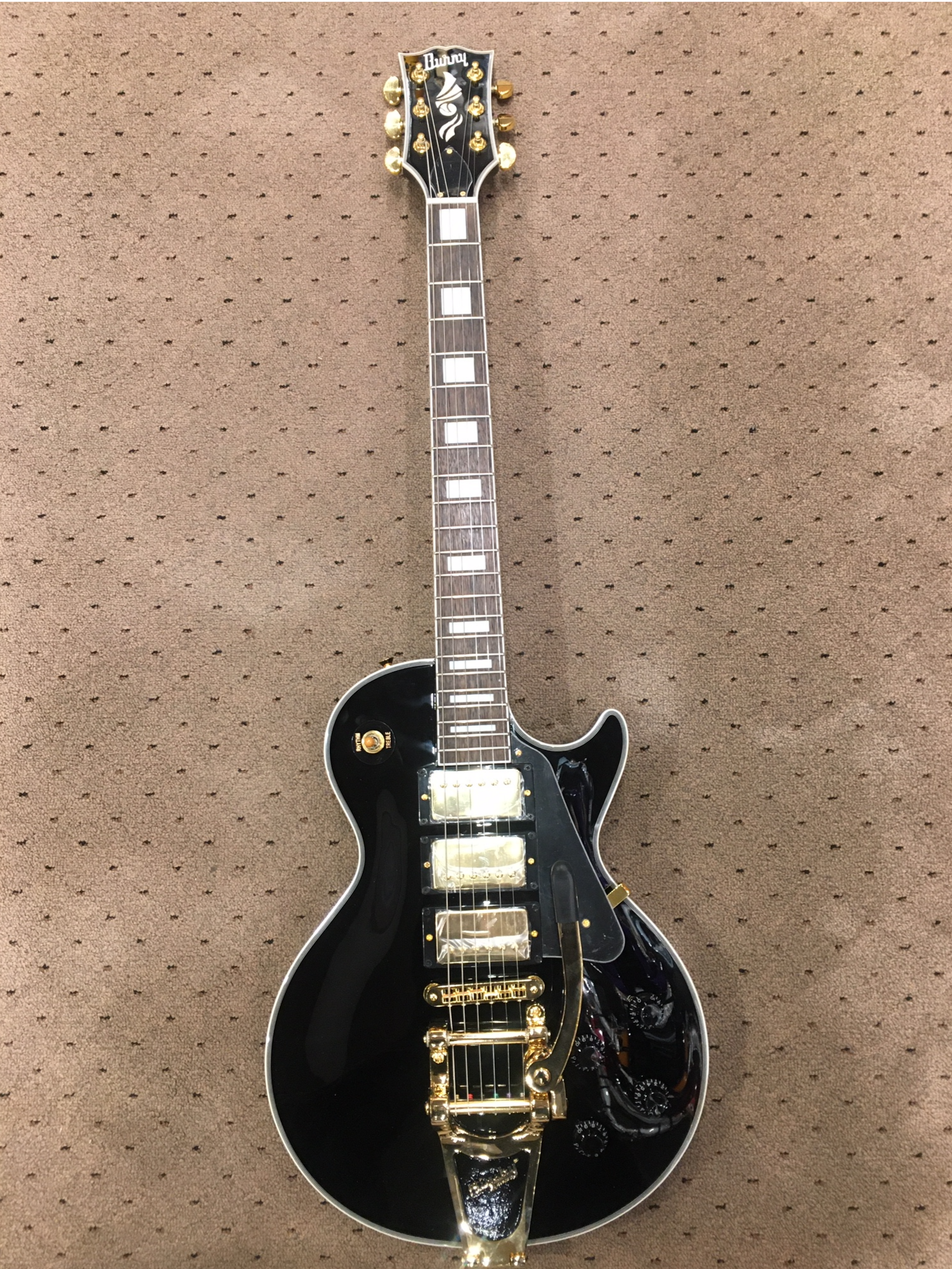 Burny RLC-55 JP (Jimmy Page) BLK  Electric Guitar