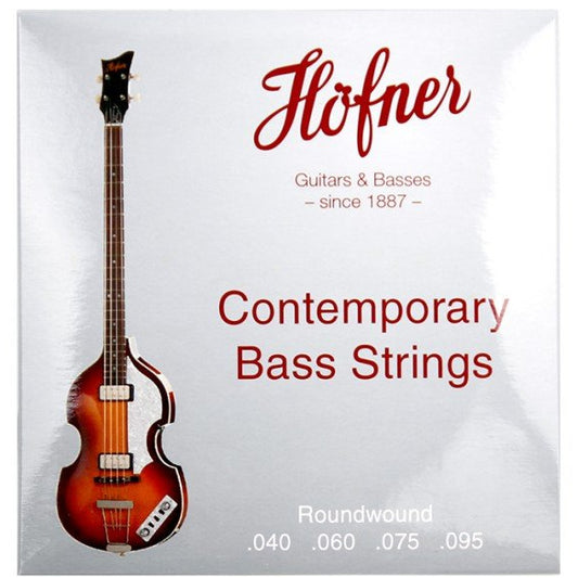 Hofner Contemporary Roundwound Bass Set 30" Scale