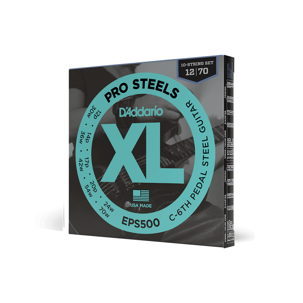 D'Addario EPS500 C6 Pedal Steel strings Pro Steel The Guitar Boutique