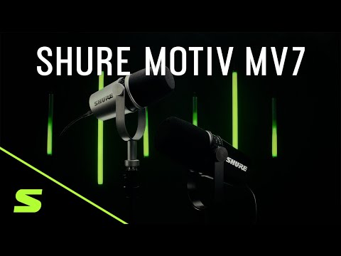 SHURE MV7 Podcast Microphone – The Guitar Boutique