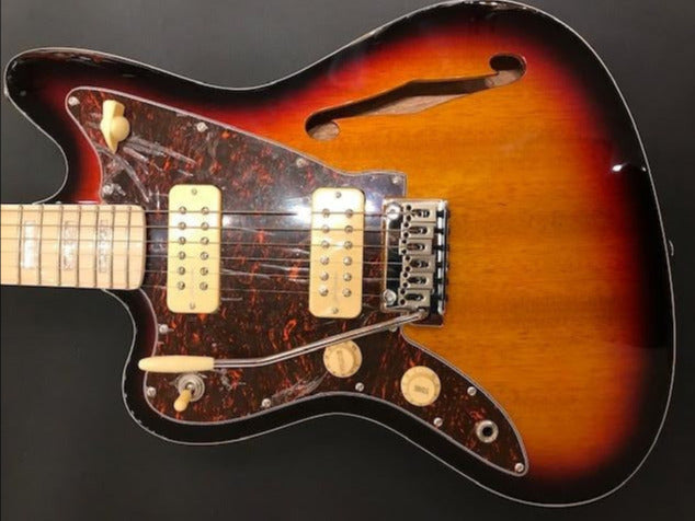 Revelation RJT60MTL/LH - Sunburst Electric Guitar Left Handed Maple board